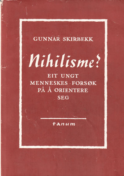 Nihilisme.. Et ungt menneskes forsøk på å…