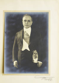 Portrait Photograph of President Getulio Vargas of Brazil (1882-1954) standing three quarters portrait in White tie