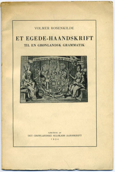 Et Egede-haandskrift till en grønlandsk…