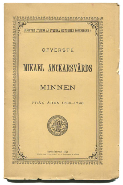 Minnen från åren 1788-1790.