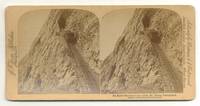 [Stereoview]: An Alpine Elevator to the clouds, Mt. Pilatus, Switzerland
