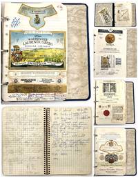 Diary of A Wine Taster": Records of an Oenophile Charting Tasting Adventures Between 1973 and 1989, with Approx. 260 Original Wine Labels