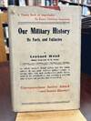 Our military history, its facts and fallacies
