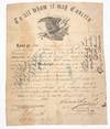 View Image 8 of 9 for Manuscript of Congratulatory Order to the Third Cavalry Division; Custer's Carte De Visite; Soldier'... Inventory #3000