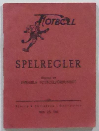 Spelregler för fotboll.