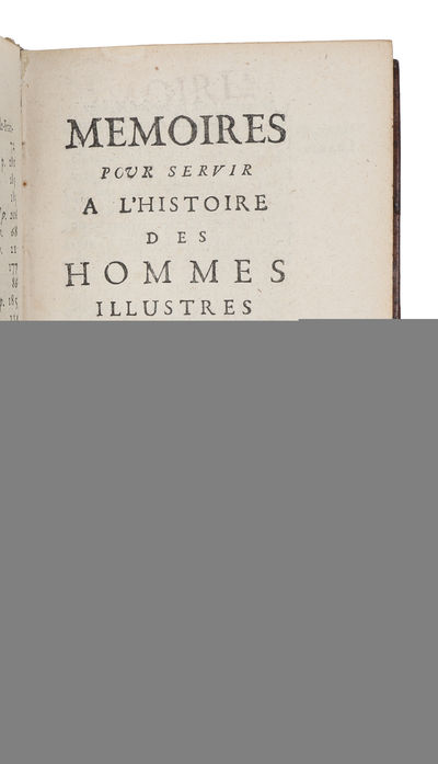 Memoires pour servir a l'histoire des hommes illustres dans la republique des lettres avec un catalogue raisonné de leurs ouvrages. Vol. 1-37, 39-41. (photo 3)