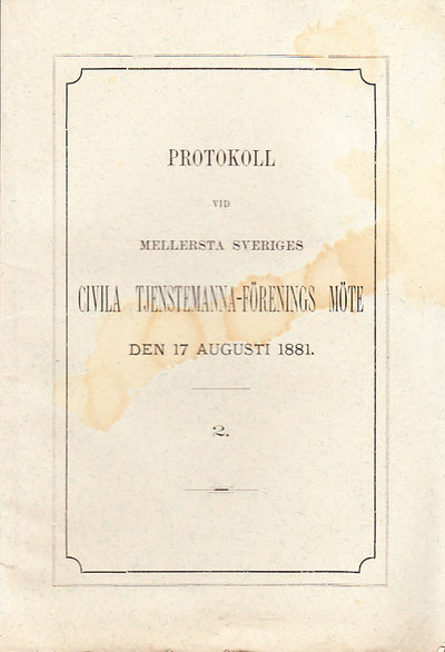 Protokoll vid Mellersta Sveriges civila…
