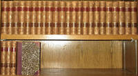 THE WORKS OF WASHINGTON IRVING. Leather set. Complete in 27 volumes. One cover detached.