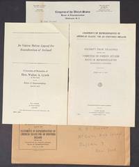 De Valera makes an appeal for the reunification of Ireland. Extension of remarks of Hon. Walter A. Lynch of New York in the House of Representatives, April 28, 1948 [together with] Statements by representatives of American League for Undivided Ireland: Excerpt from hearings before the Committee on Foreign Affairs, House of Representatives, eightieth Congress, February 5, 1948