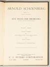 [Op. 16]. Five Pieces for Orchestra [Study score]