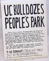 UC Bulldozes Peoples Park [handbill]