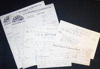 cover of Six Documents relating to C. Wesley Armstrong (4 of them signed by him)