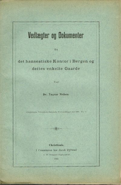 Vedtægter og Dokumenter for det hansæatiske…