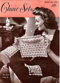 cover of Vintage Pattern and Instruction for Chair Sets Book No. 206 by Clark & Coats