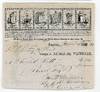 Waterman's Kitchen Furnishing Billhead with engravings of products