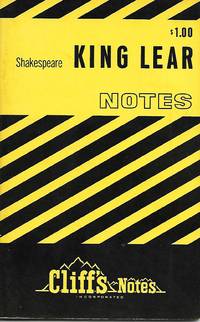 King Lear - Cliff&#039;s Notes  (1968 Vintage Copy by William Shakespeare - James Lowers - 1968