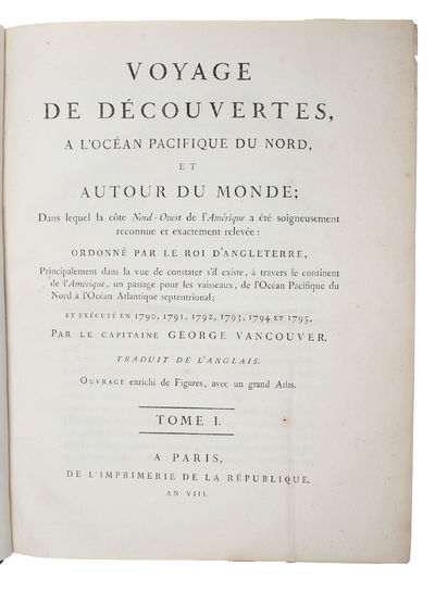 Voyage de Découvertes, a L'Océan Pacifique du…