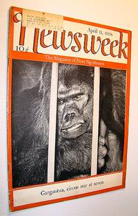 Newsweek Magazine, April 11, 1938 - Gorilla Cover Photo