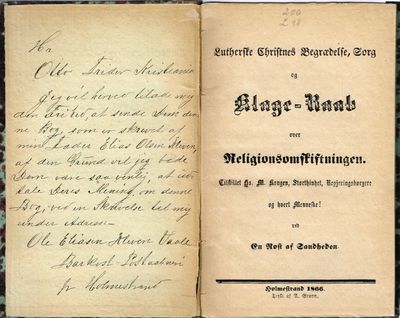 Lutherske Christnes Begrædelse, Sorg og…