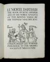 View Image 2 of 6 for Morte Darthur The Book of King Arthur and of His Noble Knights of the Round Table. By Sir Thomas Mal... Inventory #69413