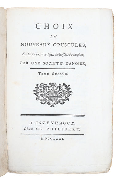 Choix de nouveaux opuscules, sur toutes sortes de sujets intéressans et amusans (Vol. 1 & 2, out of five). (photo 5)