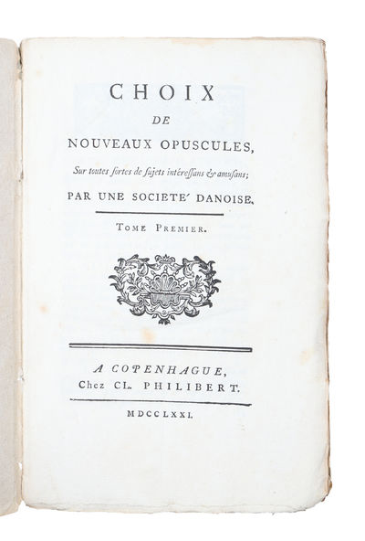 Choix de nouveaux opuscules, sur toutes sortes de sujets intéressans et amusans (Vol. 1 & 2, out of five). (photo 5)