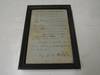 Telegram from A.G. White to Mrs. P.H. Thomas dated August 21, 1852, stating "Father and Mother saved from Steamer Atlantic sunk on Lake Erie