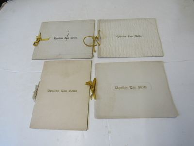 Four Programs from the Upsilon Tau Delta Club of Tonawanda, NY, 1899-1903