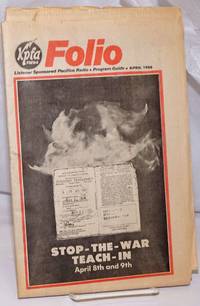 image of KPFA Folio: Listener Sponsored Pacifica Radio, Program Guide, April 1980