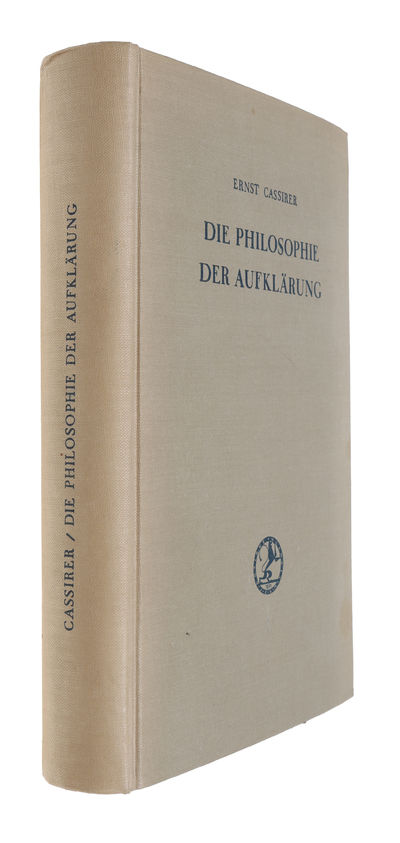 Die Philsophie der Aufklärung. - [AN IMPORTANT WORK IN THE HISTORY OF PHILOSOPHY] (photo 2)