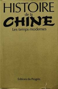cover of Histoire de la Chine. Les temps modernes