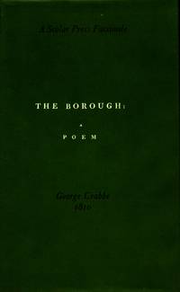 The Borough: A Scolar Press Facsimile by CRABBE, GEORGE - 1973