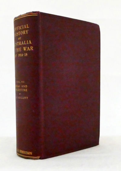 Official History of Australia in the War of 1914-18 Volume VII The Australian Imperial Force in Sinai and Palestine 1914-1918 (photo )