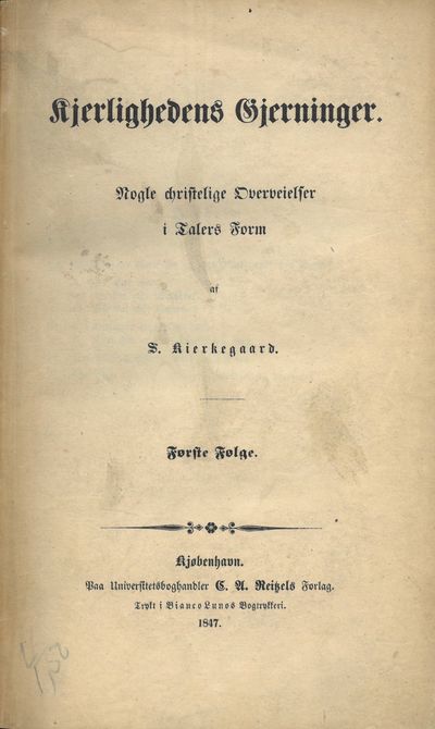 Kjerlighedens Gjerninger. Nogle christelige…