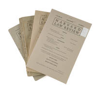 Harvard Law Review. 79 no. 1; vol. 81 no. 1; vol. 105 no. 6; 129 no. 5