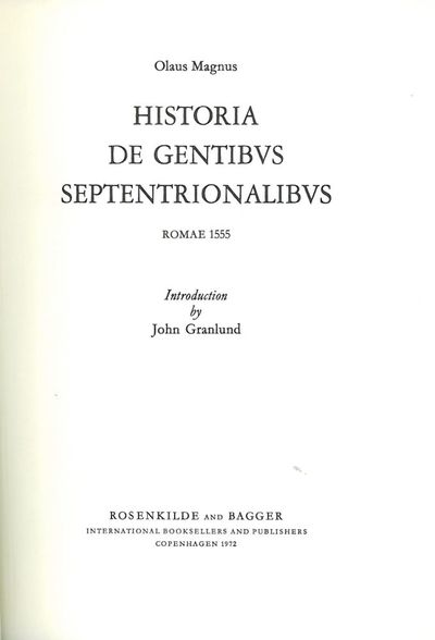 Historia de Gentibvs Septentrionalibvs. Romae…