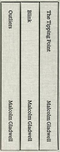 cover of Outliers; Blink; The Tipping Point
