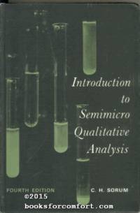 image of Introduction to Semimicro Qualitative Analysis