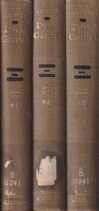 cover of The Letters Of David Garrick