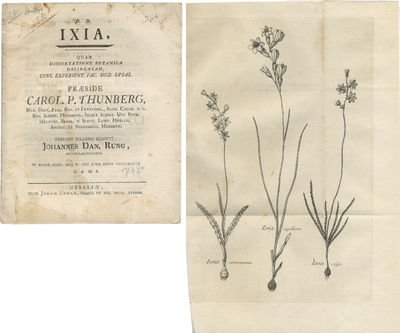 Ixia, quam dissertatione botanica delineatam. A.a.