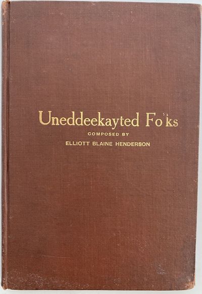Uneddeekayted Fo'ks, Poems