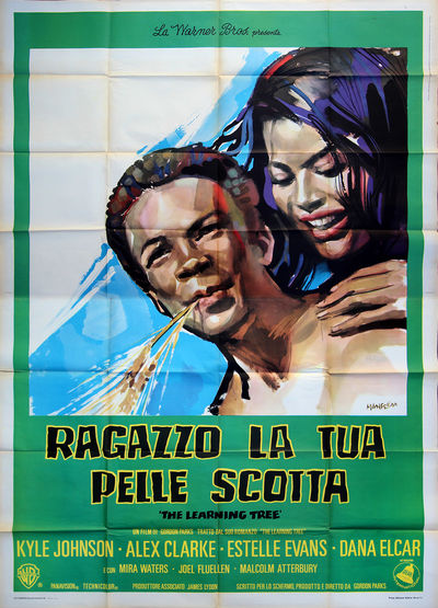LEARNING TREE, THE [RAGAZZO LA TUA PELLE SCOTTA] (1969) Italian poster by Manfredo Acerbo