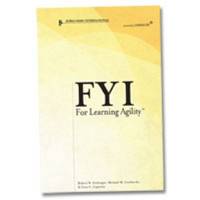 FYI for Learning Agiliy 1st Edition : (formerly FYI for Talent Management)