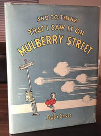Dr Seuss And To Think That I Saw It On Mulberry Street 1ST/Second 1937 DJ $1.25