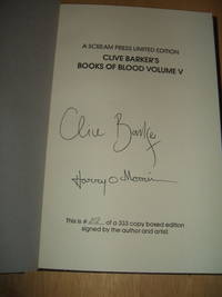 Books of Blood V by Barker, Clive - 1988