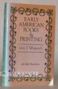 cover of EARLY AMERICAN BOOKS & PRINTING