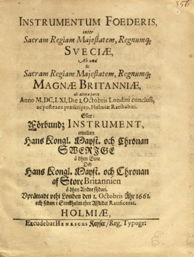Instrumentum foederis, inter sacram regiam…