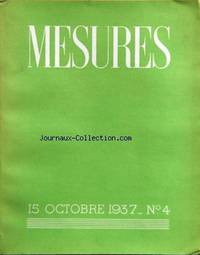 MESURES, 15 OCTOBRE 1937 No. 4