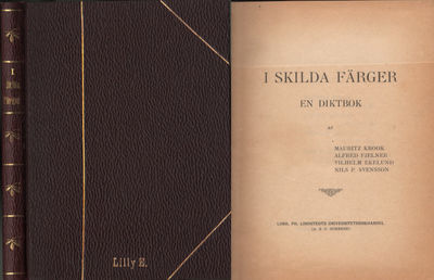 I SKILDA FÄRGER. En diktbok.