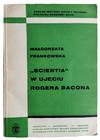 "Scientia" w uje?ciu Rogera Bacona